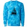 Unisex Midweight Tie-Dyed Crewneck Sweatshirt Thumbnail
