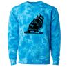Unisex Midweight Tie-Dyed Crewneck Sweatshirt Thumbnail