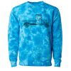 Unisex Midweight Tie-Dyed Crewneck Sweatshirt Thumbnail