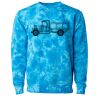 Unisex Midweight Tie-Dyed Crewneck Sweatshirt Thumbnail