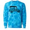 Unisex Midweight Tie-Dyed Crewneck Sweatshirt Thumbnail