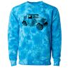 Unisex Midweight Tie-Dyed Crewneck Sweatshirt Thumbnail