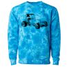 Unisex Midweight Tie-Dyed Crewneck Sweatshirt Thumbnail