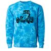 Unisex Midweight Tie-Dyed Crewneck Sweatshirt Thumbnail