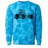 Unisex Midweight Tie-Dyed Crewneck Sweatshirt Thumbnail