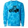 Unisex Midweight Tie-Dyed Crewneck Sweatshirt Thumbnail