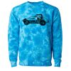 Unisex Midweight Tie-Dyed Crewneck Sweatshirt Thumbnail
