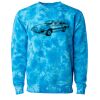Unisex Midweight Tie-Dyed Crewneck Sweatshirt Thumbnail