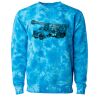 Unisex Midweight Tie-Dyed Crewneck Sweatshirt Thumbnail