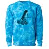 Unisex Midweight Tie-Dyed Crewneck Sweatshirt Thumbnail