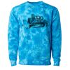 Unisex Midweight Tie-Dyed Crewneck Sweatshirt Thumbnail