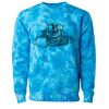 Unisex Midweight Tie-Dyed Crewneck Sweatshirt Thumbnail