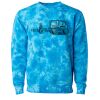Unisex Midweight Tie-Dyed Crewneck Sweatshirt Thumbnail