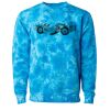 Unisex Midweight Tie-Dyed Crewneck Sweatshirt Thumbnail