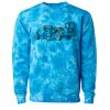 Unisex Midweight Tie-Dyed Crewneck Sweatshirt Thumbnail