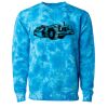 Unisex Midweight Tie-Dyed Crewneck Sweatshirt Thumbnail
