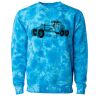 Unisex Midweight Tie-Dyed Crewneck Sweatshirt Thumbnail