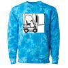 Unisex Midweight Tie-Dyed Crewneck Sweatshirt Thumbnail