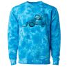 Unisex Midweight Tie-Dyed Crewneck Sweatshirt Thumbnail