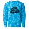 Unisex Midweight Tie-Dyed Crewneck Sweatshirt Thumbnail