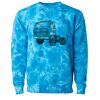 Unisex Midweight Tie-Dyed Crewneck Sweatshirt Thumbnail