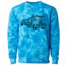 Unisex Midweight Tie-Dyed Crewneck Sweatshirt Thumbnail