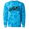 Unisex Midweight Tie-Dyed Crewneck Sweatshirt Thumbnail