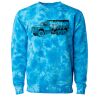 Unisex Midweight Tie-Dyed Crewneck Sweatshirt Thumbnail