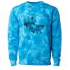 Unisex Midweight Tie-Dyed Crewneck Sweatshirt Thumbnail