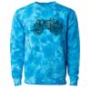 Unisex Midweight Tie-Dyed Crewneck Sweatshirt Thumbnail