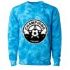 Unisex Midweight Tie-Dyed Crewneck Sweatshirt Thumbnail