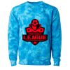 Unisex Midweight Tie-Dyed Crewneck Sweatshirt Thumbnail