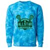 Unisex Midweight Tie-Dyed Crewneck Sweatshirt Thumbnail
