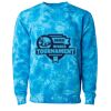 Unisex Midweight Tie-Dyed Crewneck Sweatshirt Thumbnail