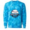 Unisex Midweight Tie-Dyed Crewneck Sweatshirt Thumbnail