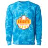 Unisex Midweight Tie-Dyed Crewneck Sweatshirt Thumbnail