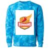 Unisex Midweight Tie-Dyed Crewneck Sweatshirt Thumbnail