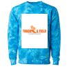 Unisex Midweight Tie-Dyed Crewneck Sweatshirt Thumbnail