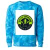 Unisex Midweight Tie-Dyed Crewneck Sweatshirt Thumbnail