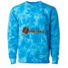 Unisex Midweight Tie-Dyed Crewneck Sweatshirt Thumbnail
