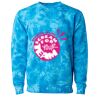 Unisex Midweight Tie-Dyed Crewneck Sweatshirt Thumbnail