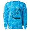 Unisex Midweight Tie-Dyed Crewneck Sweatshirt Thumbnail
