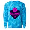 Unisex Midweight Tie-Dyed Crewneck Sweatshirt Thumbnail