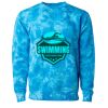 Unisex Midweight Tie-Dyed Crewneck Sweatshirt Thumbnail