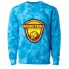 Unisex Midweight Tie-Dyed Crewneck Sweatshirt Thumbnail
