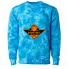 Unisex Midweight Tie-Dyed Crewneck Sweatshirt Thumbnail