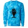Unisex Midweight Tie-Dyed Crewneck Sweatshirt Thumbnail