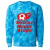 Unisex Midweight Tie-Dyed Crewneck Sweatshirt Thumbnail
