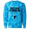 Unisex Midweight Tie-Dyed Crewneck Sweatshirt Thumbnail